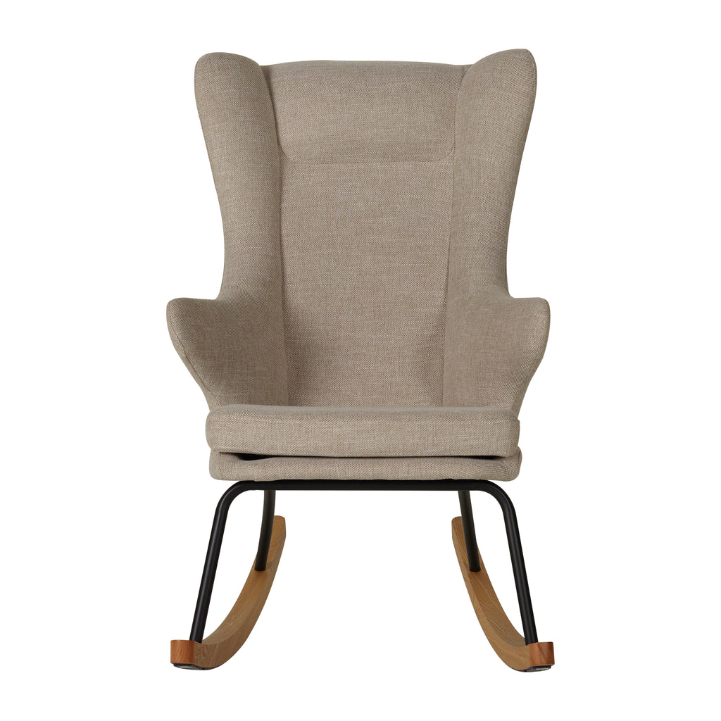 Designer Schaukelstuhl De Luxe - Beige